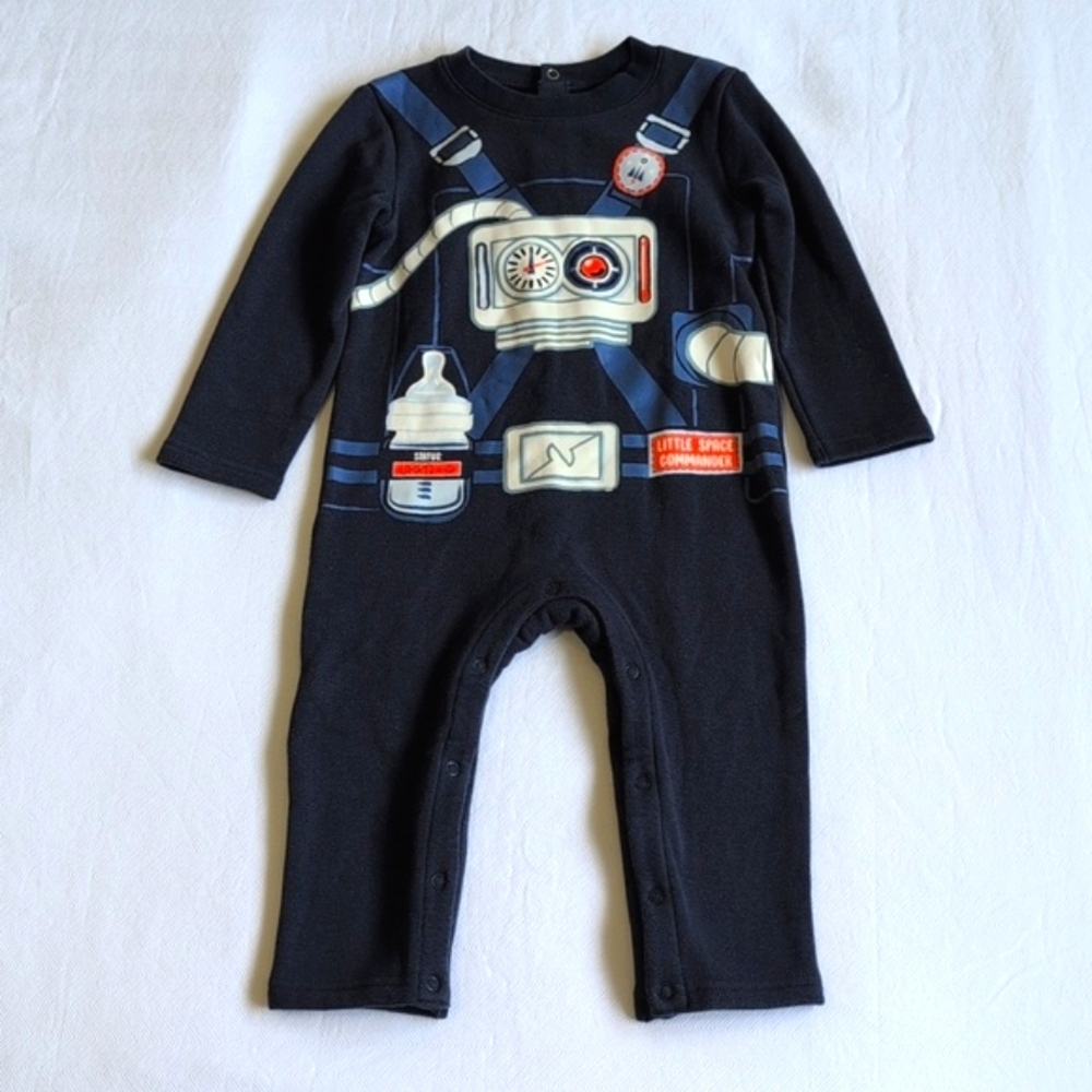 joe fresh comfy warm-lined space commander jumpsuit 18-24 months baby boy